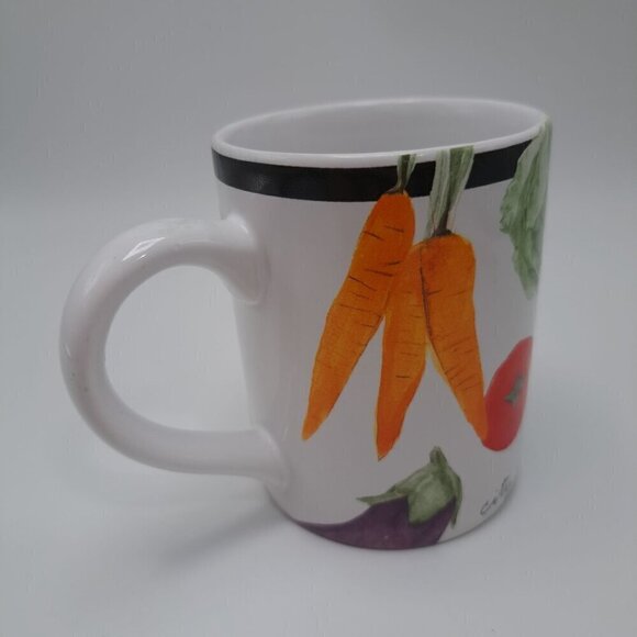Pfaltzgraff City Market Garden Veggie White Mug Cup Tea Coffee Cocoa Replacement - Picture 10 of 13